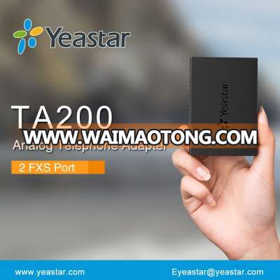 Yeastar Analog Telephone Adapter with 2 FXS ports